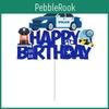 Police Birthday Cake Decor Plugin Pack With Paper Insert For Party And Photo Props