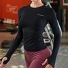Women's Quick-Dry Long Sleeve Fitness Top for Running & Yoga