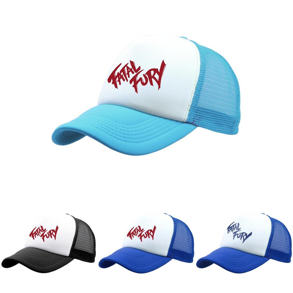 Fatal Fury Cartoon Cotton Baseball Cap With Adjustable Fit For Summer Outdoor Wear