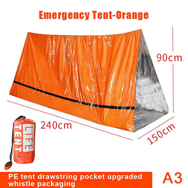 2-Person Emergency Tent - Waterproof & Windproof Survival Shelter for Camping, Hiking & Outdoor Adventures