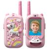 Video Walkie Talkies for Kids 2 Pack Rechargeable Toddler Toys for Indoor Camping Travel Birthday Gfits for Kids Ages 3-12