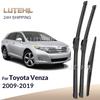 For Toyota Venza AV10 2009- 2010 2011 2012 Wiper Front & Rear Wiper Blades Windshield Windscreen Window Brushes 26"+22"+12"