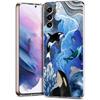 Phone Case For Samsung Galaxy S24 Ultra S23 FE S22 S20 S21 5G S10 S9 Plus S10E S8 Clear Orca ocean lovely killer whale Cover