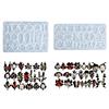 Effortless Resin Ear Pendant Casting Silicone Mold With Leaf Motif Designs For Homemade Earrings And Charm Creations