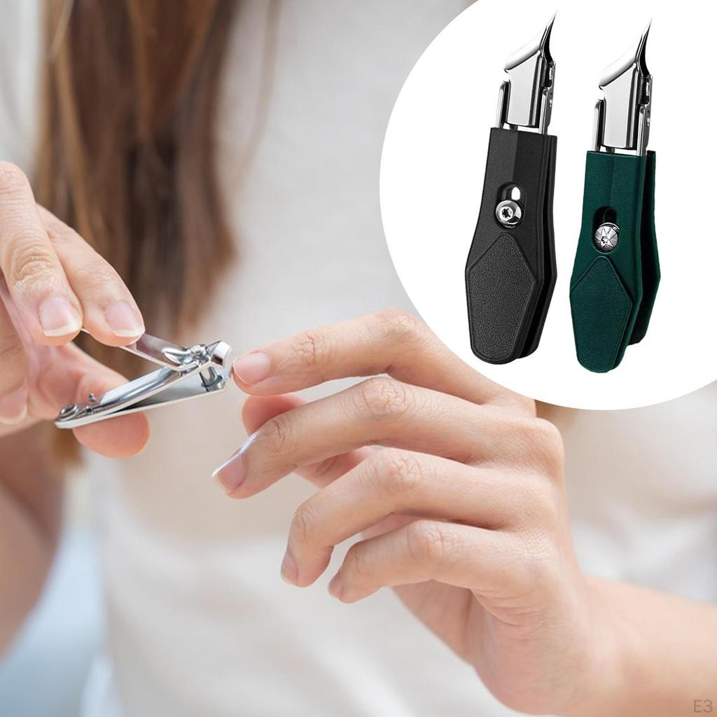 Nail Fingernail Cutter Stainless Steel Trimmer Trimming Tool Wide Jaw Opening for Traveling Elderly