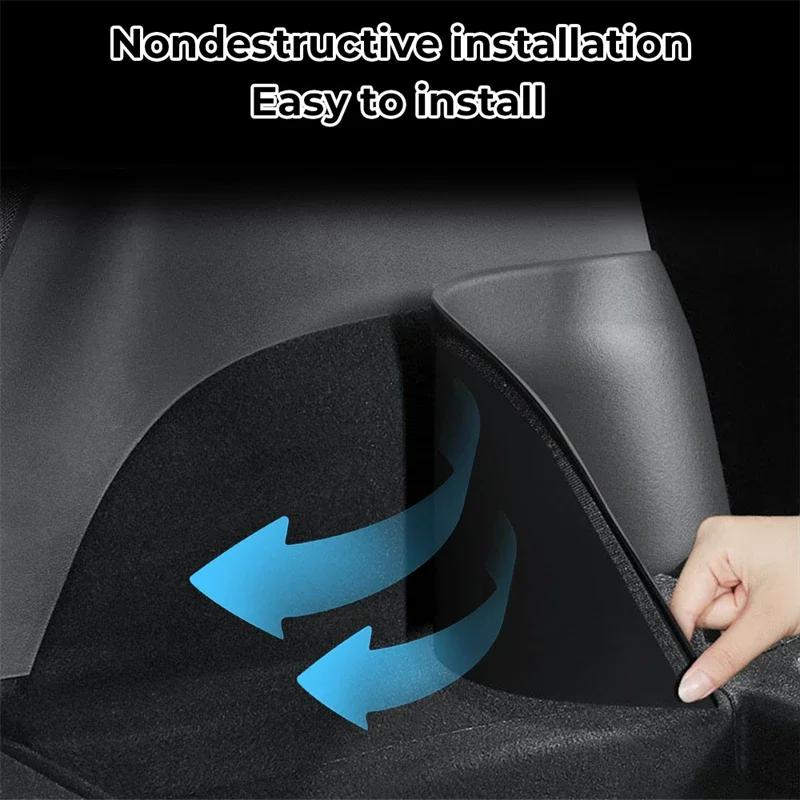 For Tesla Model Y 2022 2023 Car Trunk Side Guard Plates Are All Included in The Left and Right Protective Interior Accessories