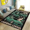 Tappeto Stampato Auto da Corsa Vintage Tappeto Multifunzione Antiscivolo per Soggiorno Ingresso & Corridoio Decorazione Pavimento Decorazione Camera da Letto