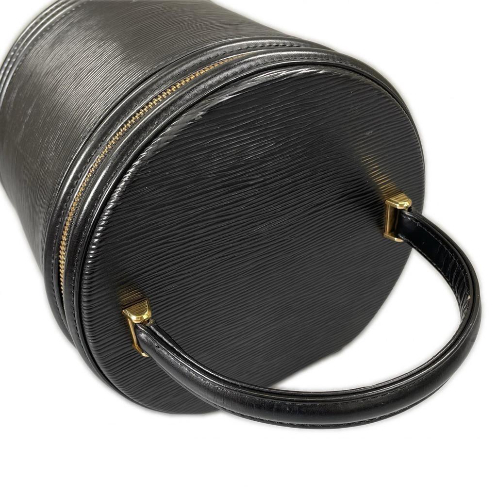 LOUIS VUITTON Epi Cannes Vanity Handbag black Women used