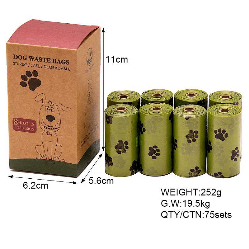 Biodegradable Pet Waste Bags & Dispenser for Cats and Dogs