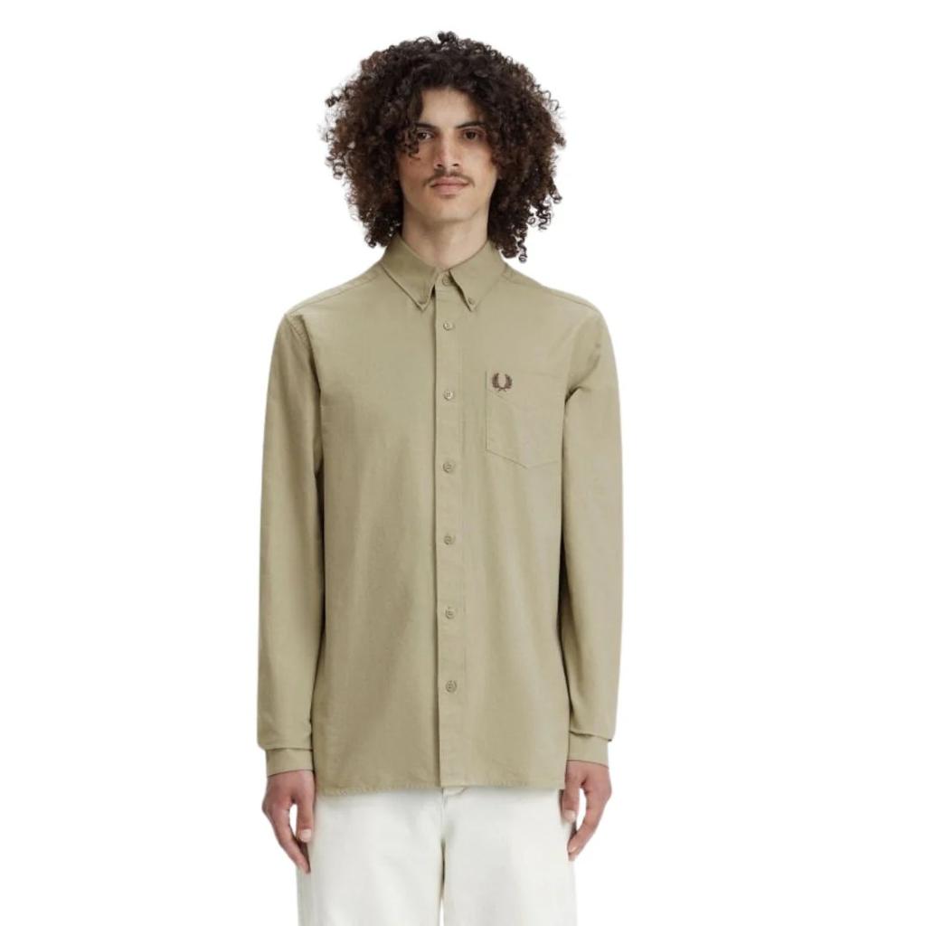 Fred Perry Mens Oxford Long-Sleeved Shirt