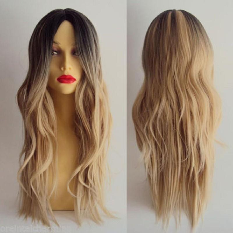 Luxurious Fashion Cosplay Hair Wig For Women With Long Straight And Curly Styles