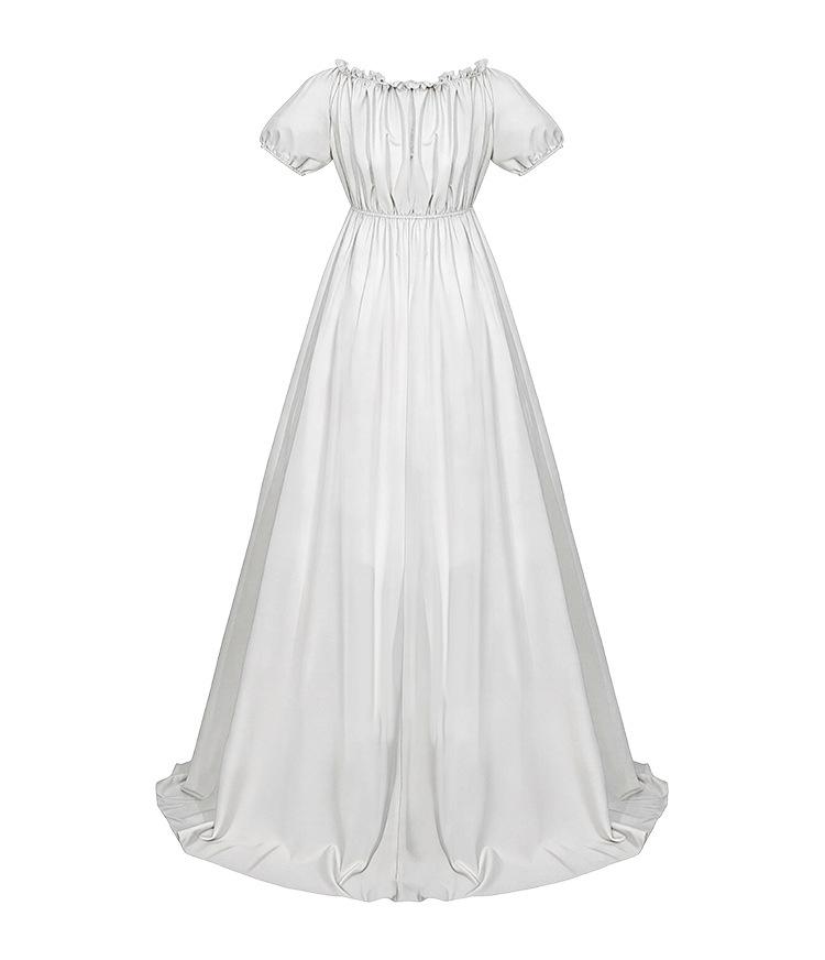 Bridgerton Medieval Retro Ball Gown Cosplay Dress for Stage Performance