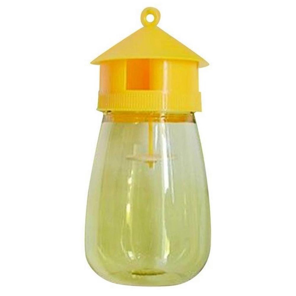 Wasp Trap Catcher Flower Shape Flying Funnel Trap Bee Hornet Catcher Garden Outdoor Hanging Control Tool жёлтый