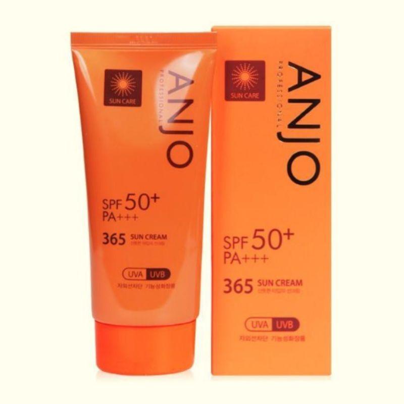 ANJO Professional 365 Daily Sunscreen SPF50+ PA+++ 70g – Lightweight UV Protection Cream for Smooth & Hydrated Skin