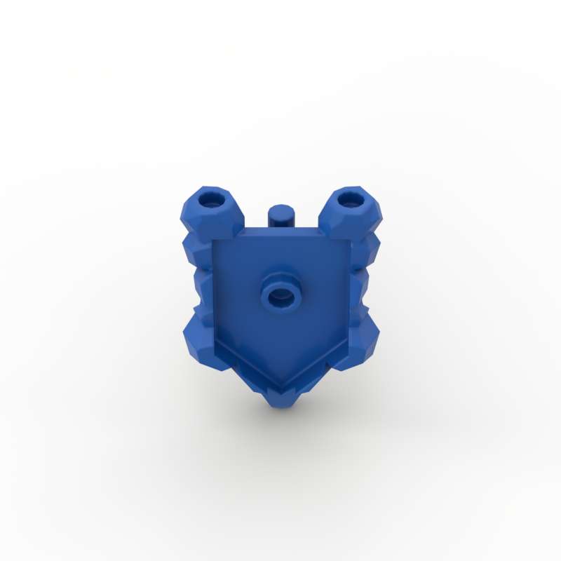 Non-Toxic Moc 10Pcs 22409 Pentagonal Shield Building Blocks Soldier Defend With Rock Edge Part Bricks Particle Toy Children Birthday Gifts