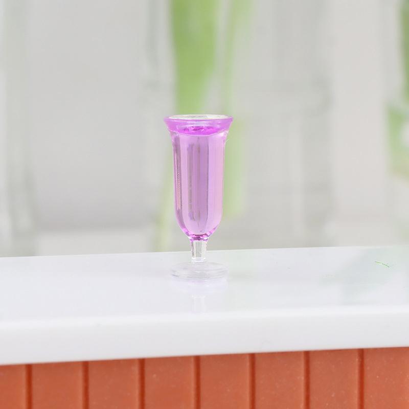 10Pcs Miniature Wine Cup Beer Mug Wine Bottle Resin Model Dollhouse For Furniture House Decor Toy