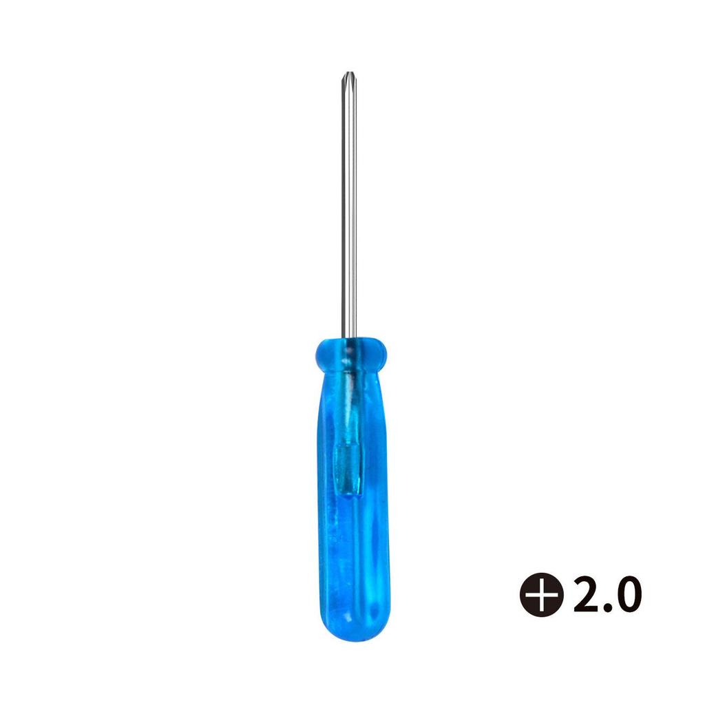 Mini 45mm Crystal Blue Handle Screwdriver for Mobile Phone Repair and Toys