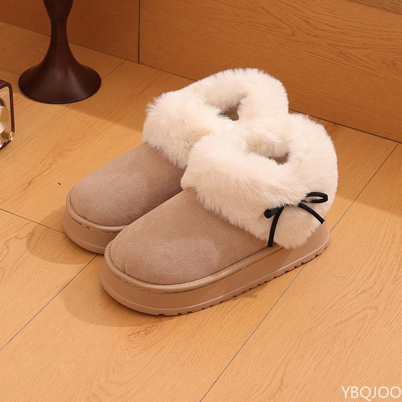 Fashion Women's New Winter Short Boots 2024 Thick Soled Soft and Velvet Thickened Warm Casual Cotton Shoes Platform Zapatos De Mujer