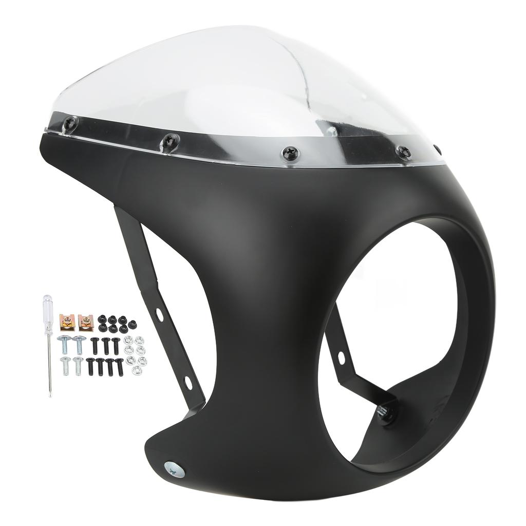 7in Front Motorcycle Headlight Fairing Smooth Surface Aging Resistant Wearproof Fit For Round Headlights Motorbike