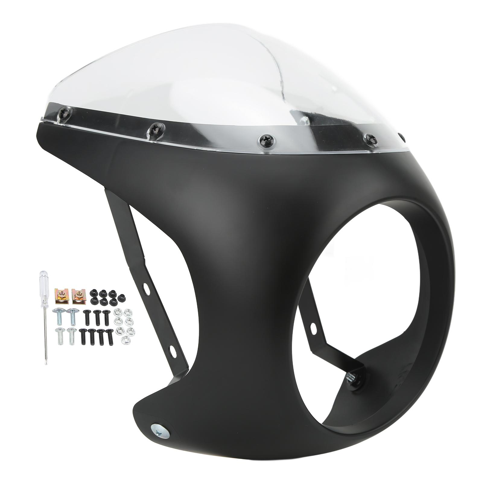 

7in Front Motorcycle Headlight Fairing Aging Resistant Wearproof Fit For Round Headlights Motorbike