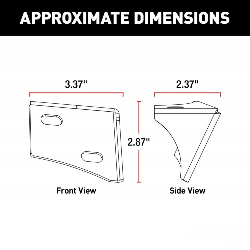 

Windshield Light Mount 2 Piece Offroad Hinge Rack Holder Stable Windshield Light Bracket For ATV Motocross Dirt Pit Bike Vehicle