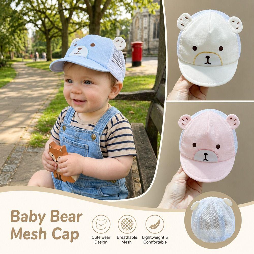 Soft Cotton Baby Cap Cotton Peaked Caps Summer Baby Baseball Cap