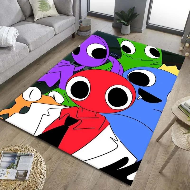 

Horror Game R-Rainbow Friends Cartoon Килимок, килимок для дому, вітальні, спальні, дивана, килимок, дитячий нековзний килимок 60cm x 90cm