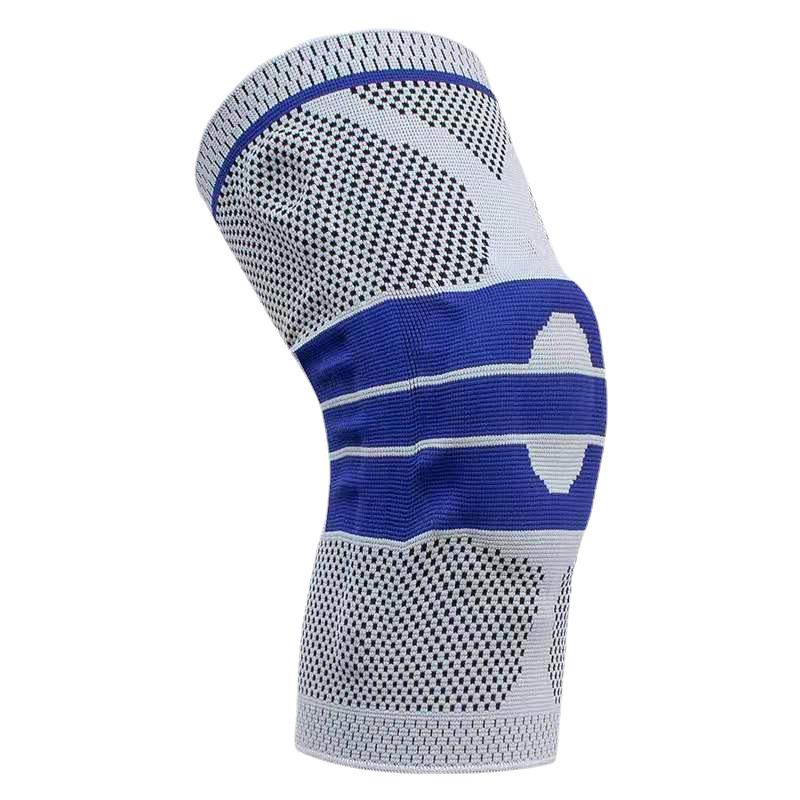 Sleeved Silicone-Supported Sports Knee Pads for Cycling, Hiking, Running, Fitness, Basketball and Outdoor Protection