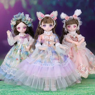 30CM New Doll Girl Toy Dress-up Princess Simulation Princess Birthday Gift Girl Children Gift