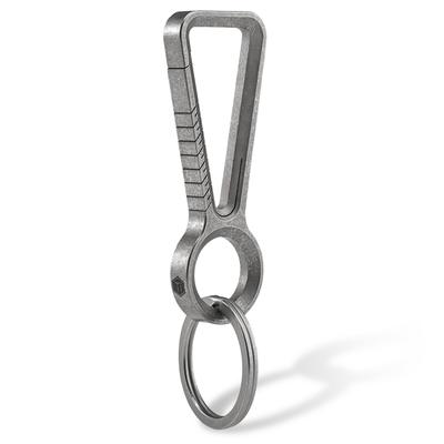 KD00 Titanium Keychain, Keyring, Carabiner, Key, Simple, Key Chain, Fall Prevention, Lost Prevention, Easy Installation, Durable, Gift, KD00