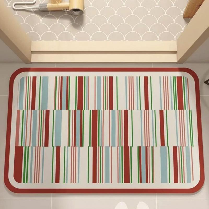 

Diatom Mud Carpet Water Absorption Floor Mat Household Toilet Bathroom Non-Slip Foot Mat 40*60cm【Non-Slip】