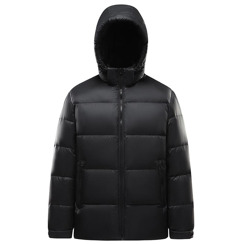 2025 Down Jacket Men's and Women's Winter Couple Loose Warm White Duck Down Hooded Thickened Warm Jacket