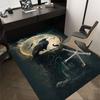 1PC Moon Raven Carpet Ultra Soft, Thick & Absorbent, Non Slip Machine Washable Mat for Entryway