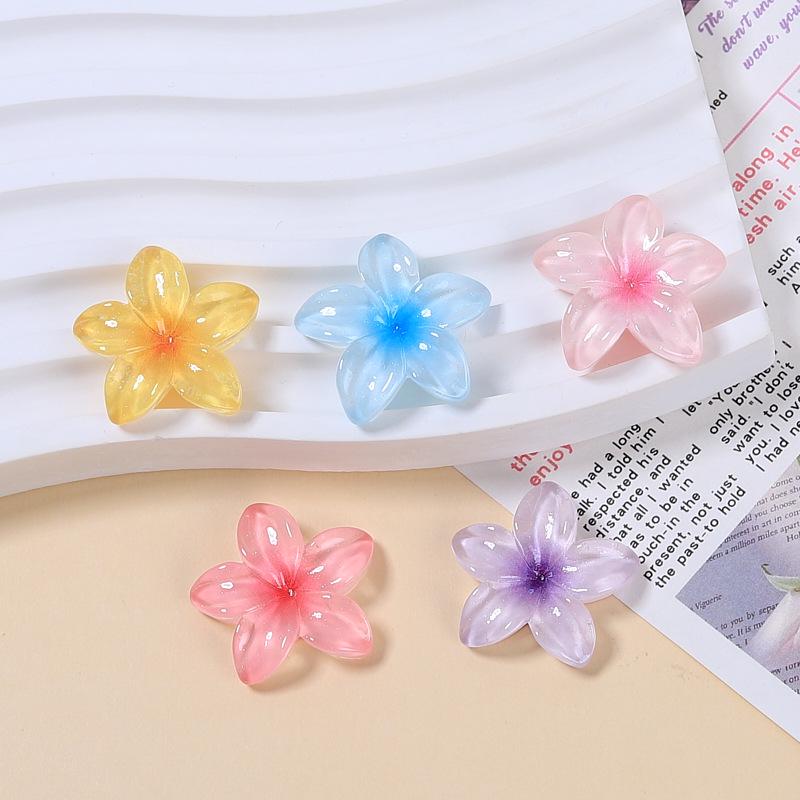 Handmade Resin Flower Clips & Jewelry Charms