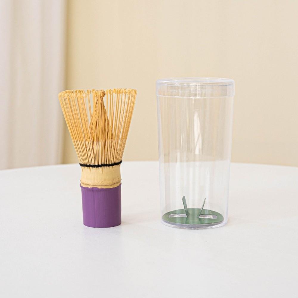 Useful Bamboo Matcha Whisk Reusable Japanese Tea Set Chasen Multifunctional Bamboo Brush Gifts