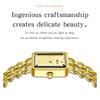 Luxury Women's Quartz Watch Elegant Diamond Dial Stainless Steel Band Waterproof Casual Wristwatch