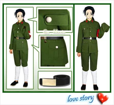 Ķīnas militārā formas tērpa Cosplay kostīms