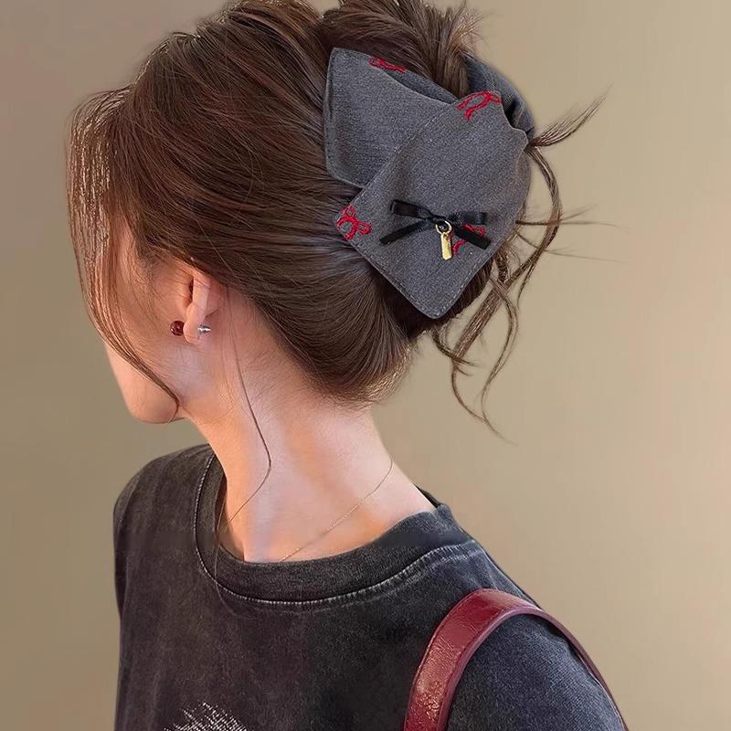 Sweet Elegant Shell Triangle Grab Clip Women's Back of Head Hair Multi-volume Hairpin New Shark Clip Hairpin Headwear