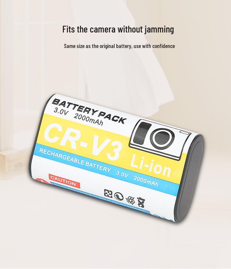 Compatible CR-V3 Battery for Kodak C653, C663, C875, Z980, DX6340 & Olympus LB-01 Cameras