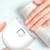 Elektrische Nagelschere USB-wiederaufladbar mit LED-Licht und Auffangbehälter für den Reisegebrauch