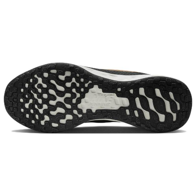 Nike Scarpe da Corsa Casual da Donna Revolution 6 Next Nature a Trama a Rete Materiale Riciclato Nero Oro DC3729-009