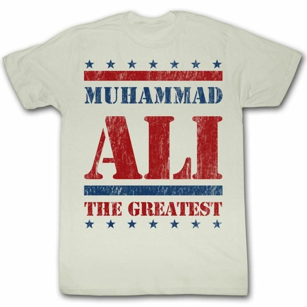 

Muhammad Ali Stars And Stars And Stars Natural Adult T-Shirt 2XL
