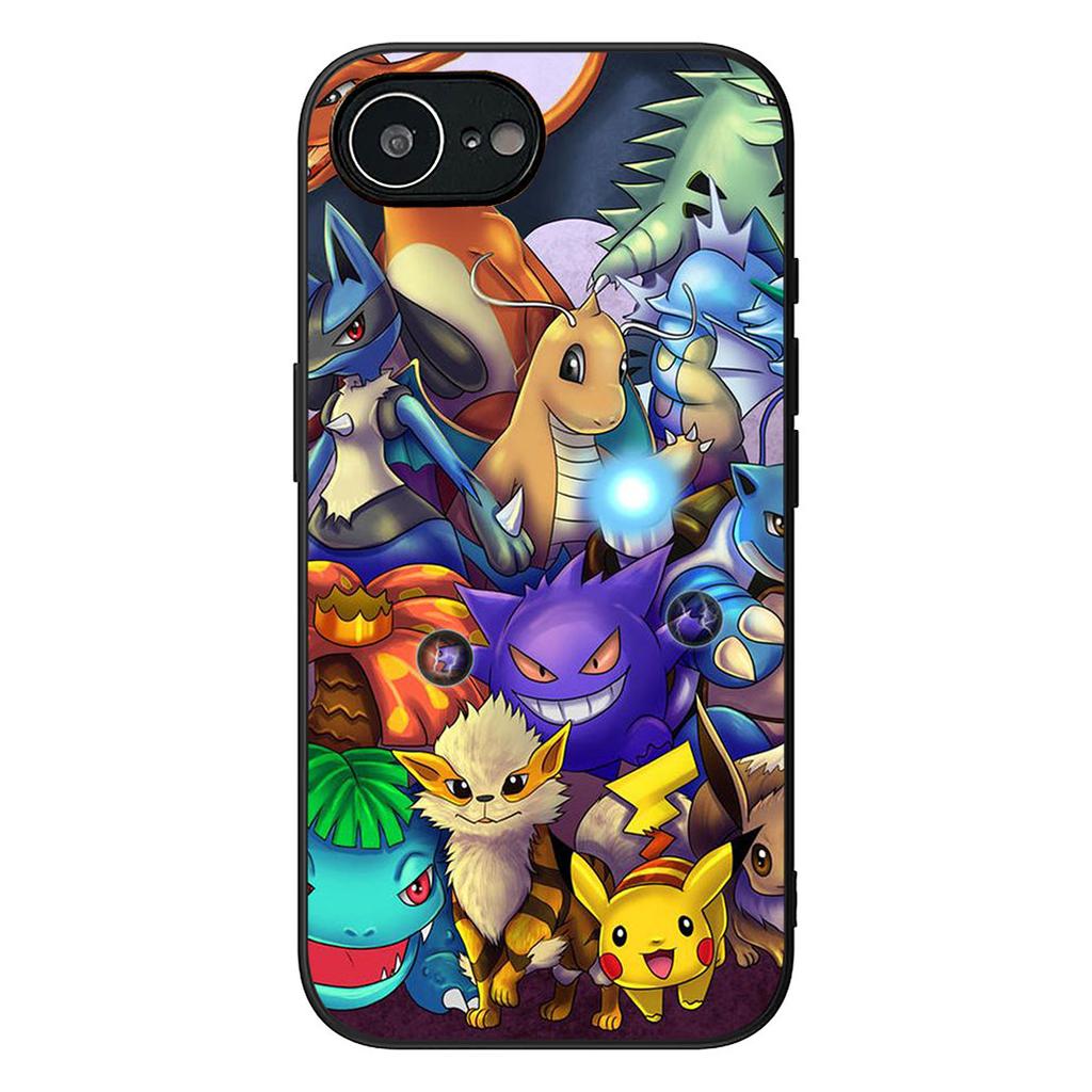 Umbreon P-Pikachus Espeon P-Pokemons Phone Case for Apple iPhone 12 13 Mini XS 11 Pro Max 7 8 Plus + XR 8+ X SE 2020 SE3 Cover