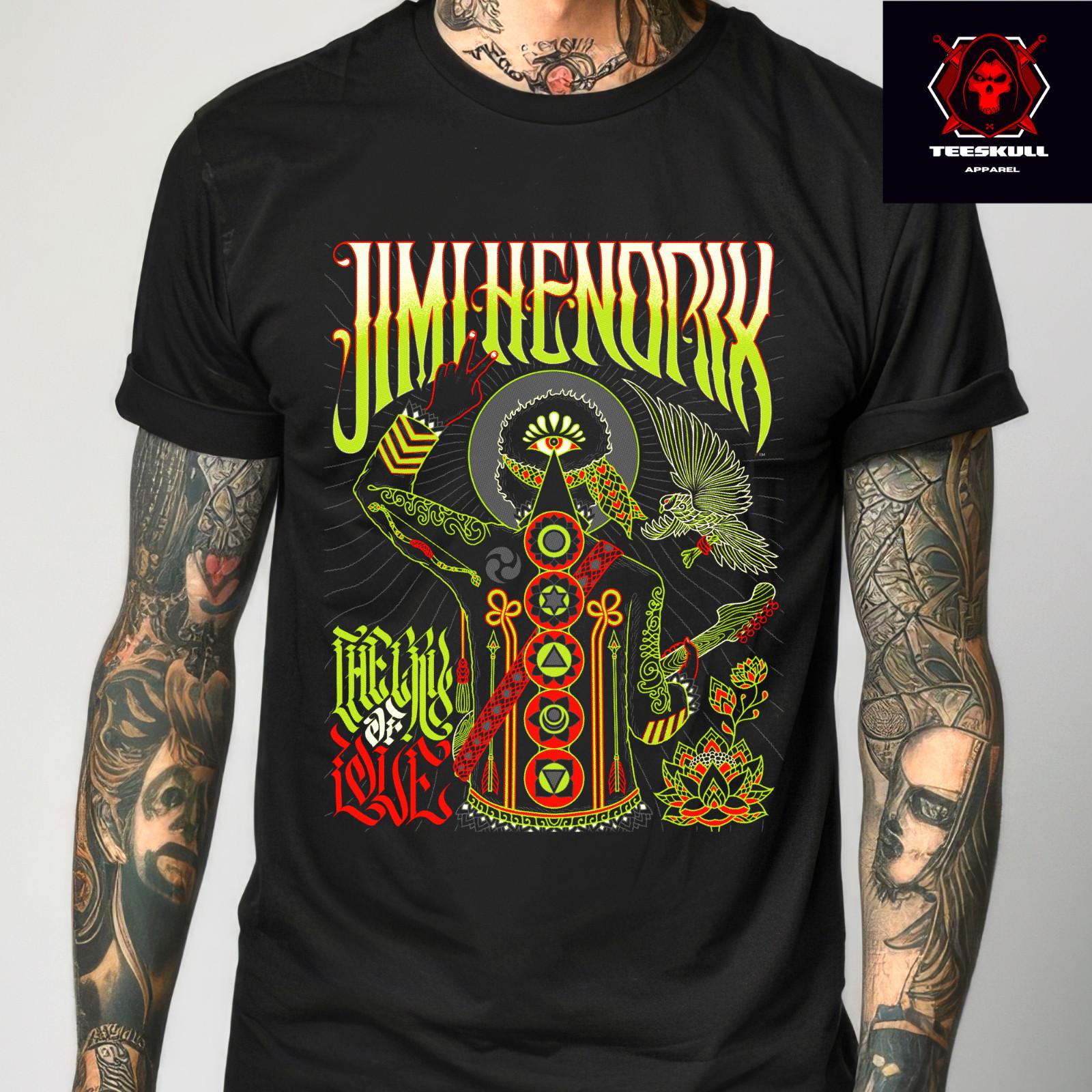 26 Jimi Hendrix 70s Vintage Rock Band Retro Tee Unisex T-SHIRT S-3XL  Unisex T-Shirt M