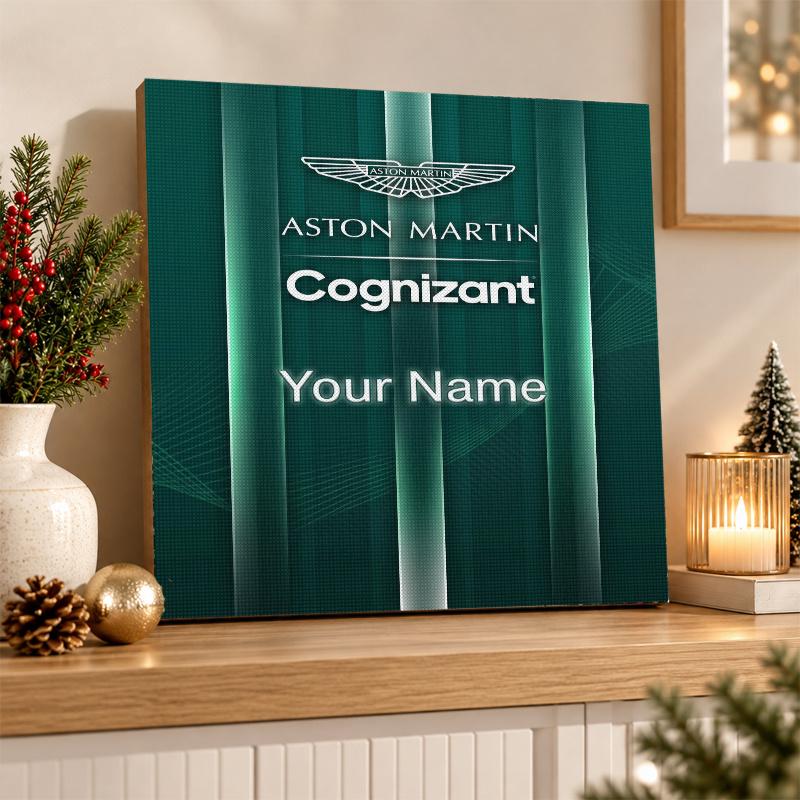 Aston Martin Custom Name Text 5D Diamond Painting Kit DIY Full Drill Diamond Art Decoration