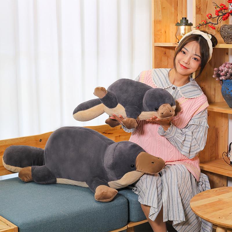 New Platypus Plush Doll Children's Creative Party Ornament Girls Sleep with Rag Doll Throw Pillow Birthday Gift