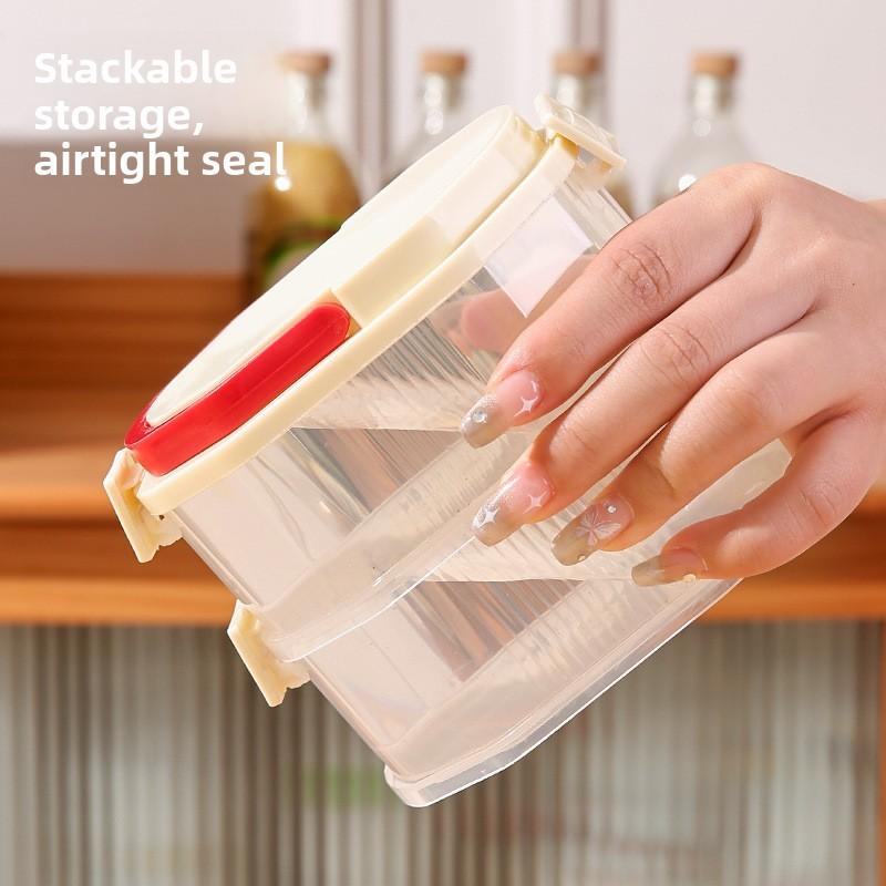 Seasoning Container Box - Home Use Pepper Kitchen Storage Box - Seasoning Container with Sealing Lid - Storage Box for Seasonings