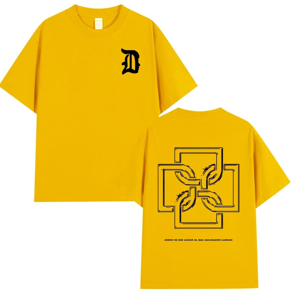 Rapper Duki Merch T-shirt Men's and Women's Clothing Cotton Casual Loose T-shirt Hip Hop Vintage Short Sleeve T-shirt Streetwear