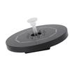 Round Solar Powered Fountain LED Light Solar Water Bird Bath Floating Fountain 120cm Head 3000mAh