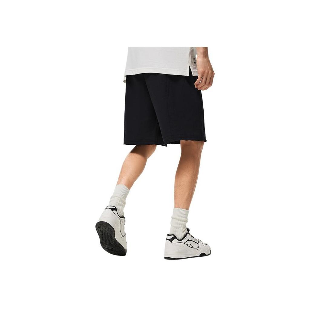 Li Ning X League Of Legends Pool Party Collaboration Letter Print Loose Casual Straight Leg Shorts Men Shorts Off-White AKST831-4